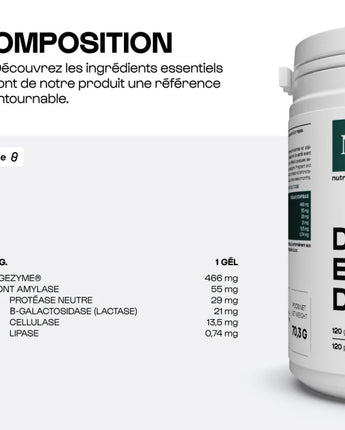 Enzymes digestives - Nutrimuscule