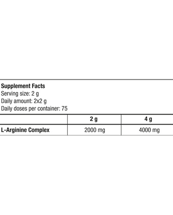 L-Arginine 300g - Biotech USA