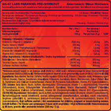 AK 47 pre workout